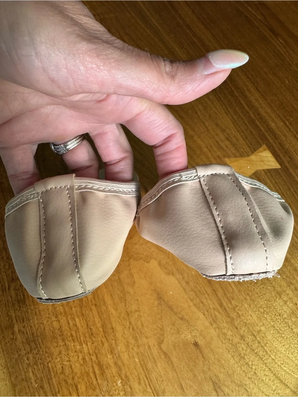 Ballet Slippers - Nude/Blush Dance Shoes. Size 35 or Big Kid 3/3.5